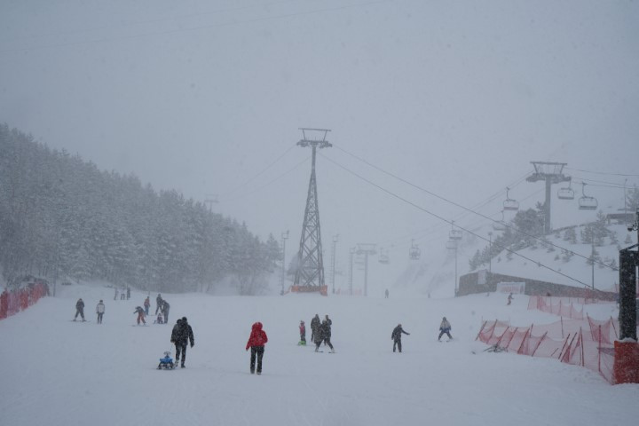  Kayak merkezinde sezon 30 Nisana kadar uzadı