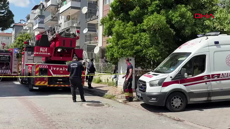 Apartmanda yangın dehşeti: 1 ölü