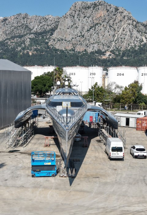 Dünyada sadece iki tane var | 33 milyon dolarlık dev Antalyaya geldi Dünyada sadece iki tane var | 33 milyon dolarlık dev Antalyaya geldi