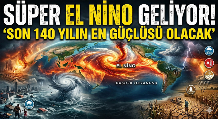 Kasıp kavuracak Süper El Nino uyarısı ‘Son 140 yılın en güçlüsü olacak’ - Süper El Nino nedir Kasıp kavuracak Süper El Nino uyarısı ‘Son 140 yılın en güçlüsü olacak’ - Süper El Nino nedir