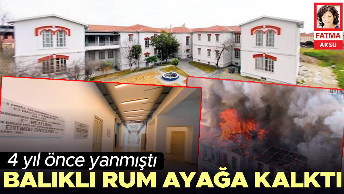 4 yıl önce yanmıştı… Balıklı Rum ayağa kalktı