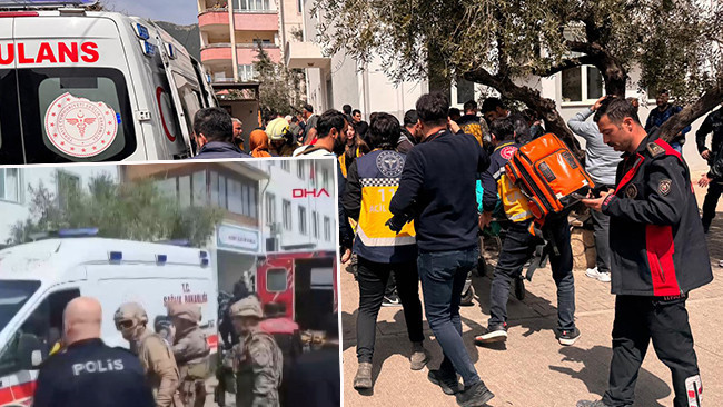Son dakika... Kahramanmaraş'ta okulda silah sesleri duyurdu