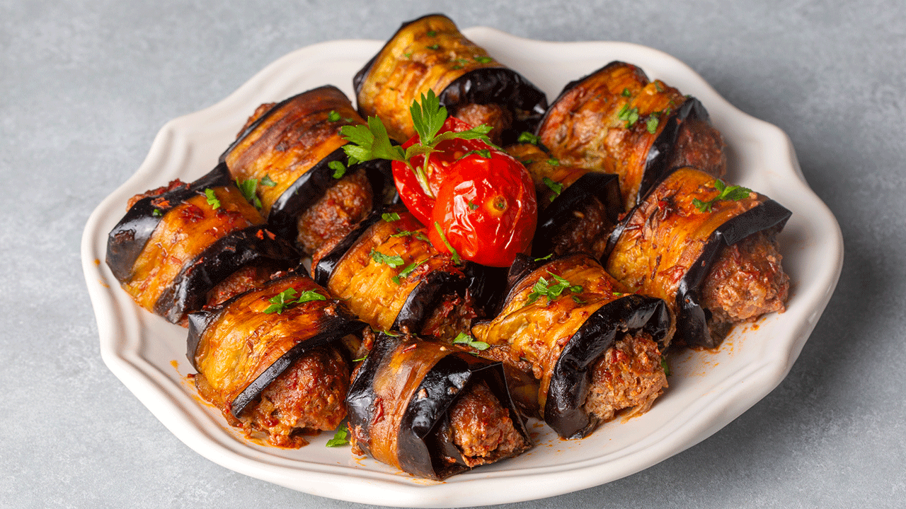 Patlıcan sarma tarifi