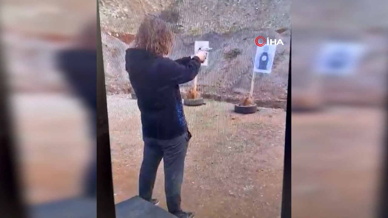 Okulda dehşet saçan saldırganın poligonda atış talimi yaptığı görüntüler ortaya çıktı