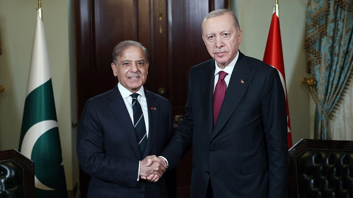 Cumhurbaşkanı Erdoğan, Pakistan Başbakanı Şerif ile görüştü