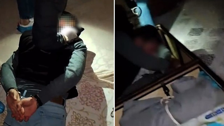 Kars’ta 17 yıl kesinleşmiş hapis cezası bulunan firari hükümlü, baza altında yakalandı