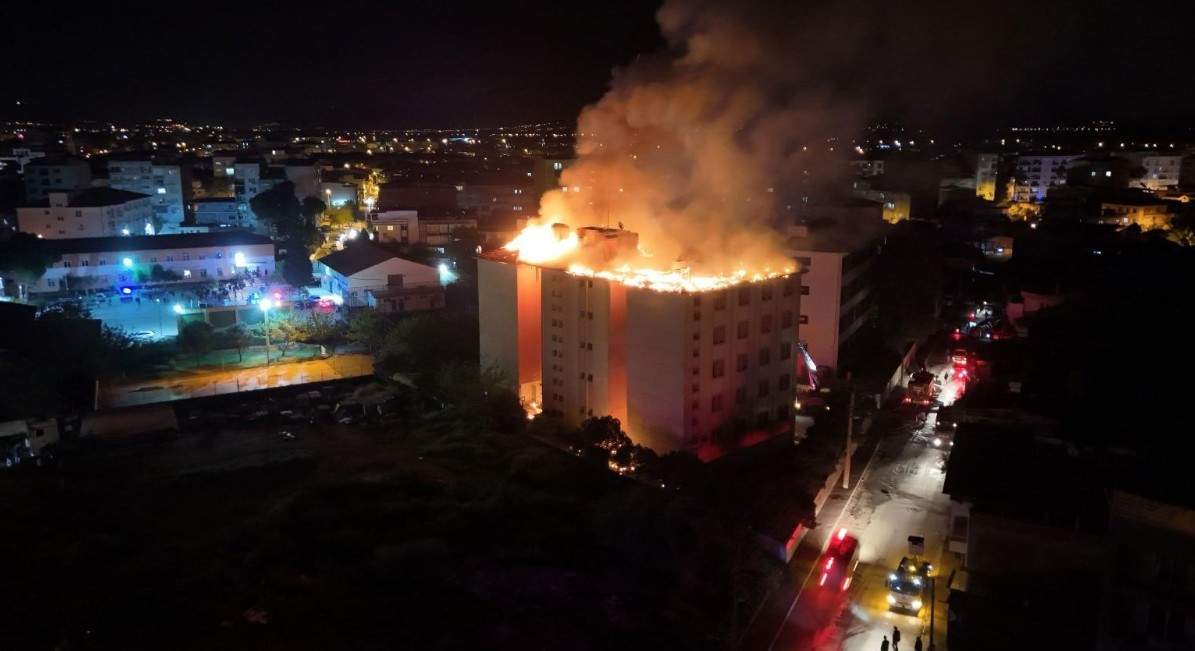 Aydın’da lise pansiyonunda yangın: 46 öğrenci tahliye edildi
