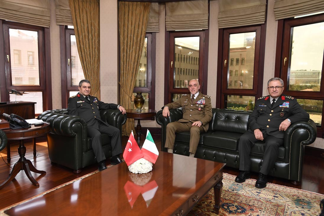 Kara Kuvvetleri Komutanı Orgeneral Tokel, İtalyan mevkidaşı Masiello ile görüştü