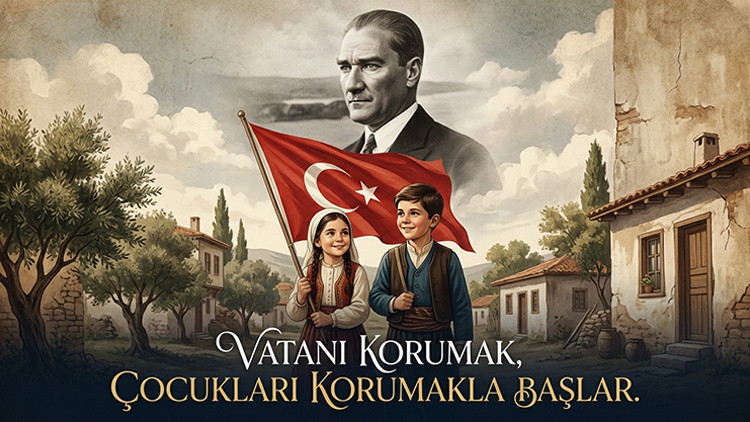 ATATÜRK RESİMLİ 23 NİSAN MESAJLARI 2026