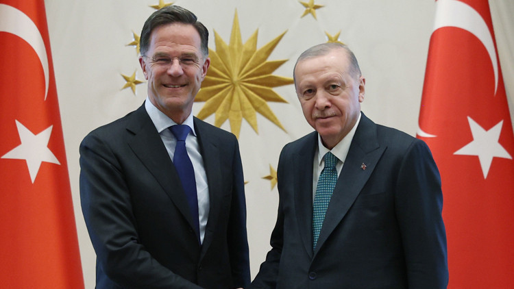 Cumhurbaşkanı Erdoğan, NATO Genel Sekreteri Rutte'yi kabul etti