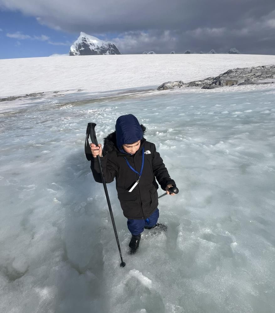  Bölgeye giden en genç Türk oldu Hayalimi gerçekleştirdim
