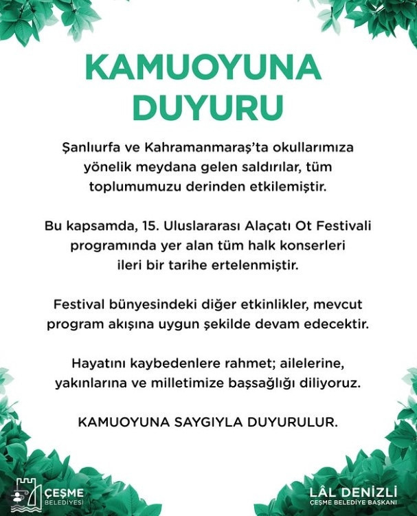 KONSERLER OLACAK MI