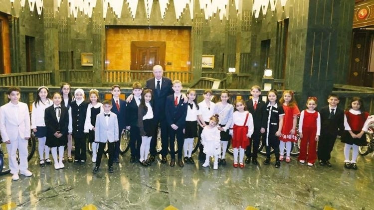 Çocuklar Beştepe’de… Her biriniz umudumuzsunuz