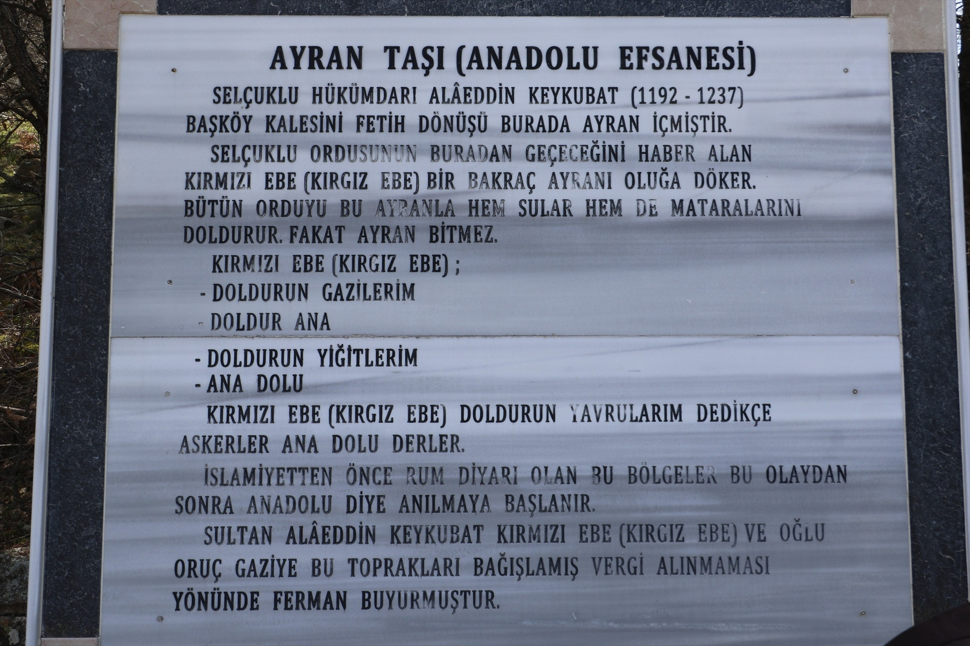 Anadolunun adı burada doğdu Efsaneleriyle dikkat çeken köy, ziyaretçilerin uğrak noktası