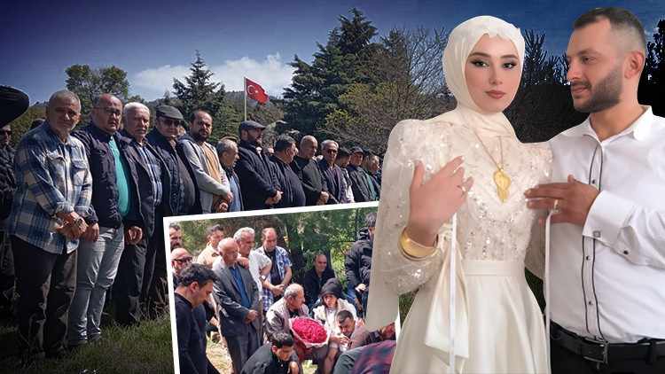 Düğünleri olacağı gün evde ölü bulunmuşlardı! Cenazede yürek yakan an: Damadın mezarına bıraktılar