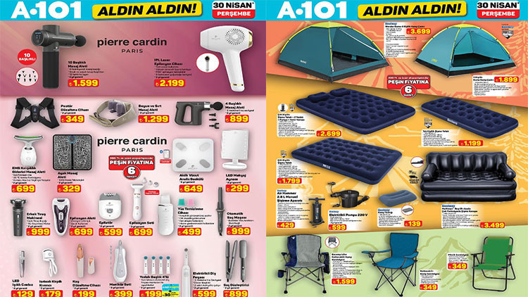 A101 30 Nisan kataloğu: TV ve motosiklet fırsatları