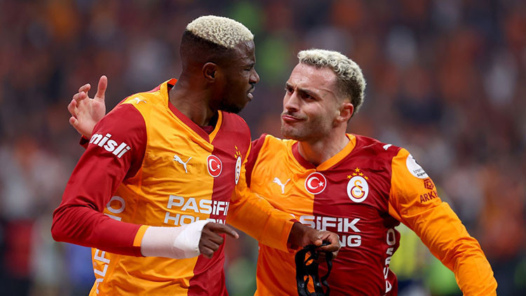 Barış Alper'den Osimhen'e teşekkür: 'Bizim gibi oyuncular olduğu sürece şampiyonuz!'