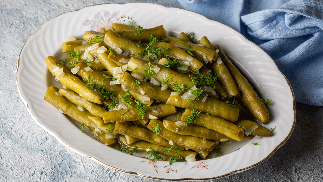 Zeytinyağlı taze bakla tarifi