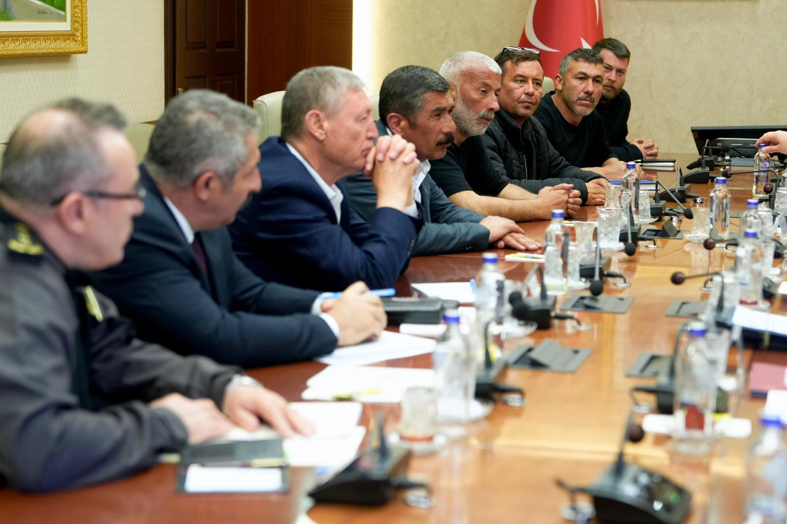 İçişleri Bakanlığı'nda madencilerle görüşme