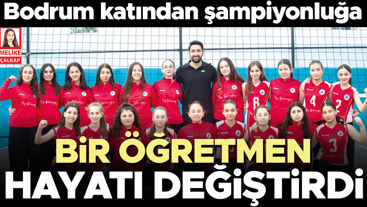 Bodrum katından şampiyonluğa... Azimle çalışarak 6 ayda 10 yıllık şampiyonu devirdiler