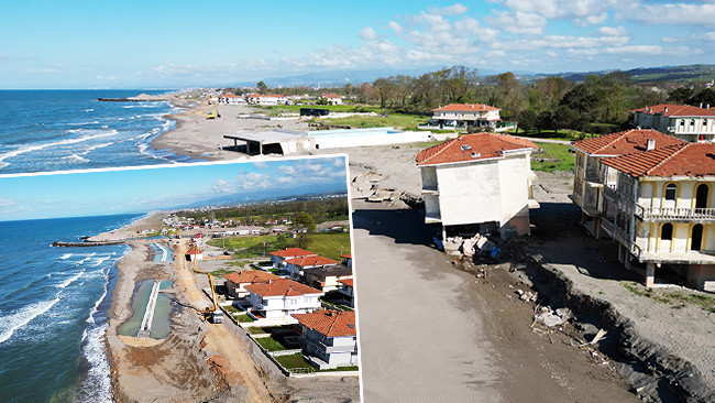 Deniz suyu evlere kadar geldi: 2 siteyi böyle kurtaracaklar