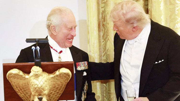 Charles’tan Trump’a ince ayar