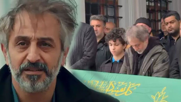 En zor görev... Ünlü oyuncu babasını son yolculuğuna uğurladı