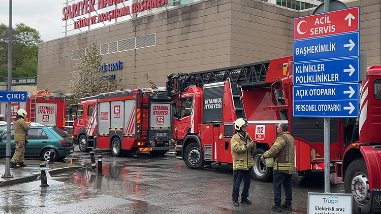 İstanbul'daki hastanede yangın: Hastalar tahliye edildi
