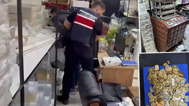 Zeytinburnu'nda sahte altın operasyonu: 2 zanlı yakalandı