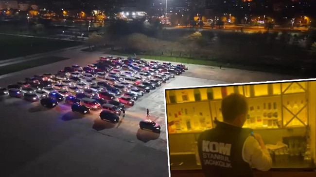 İstanbul’da sahte içki operasyonu: 2 ton 350 litre ele geçirildi