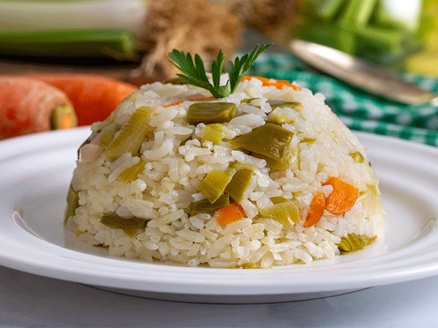 Tane tane dökülen enfes lezzet: Pırasalı pilav