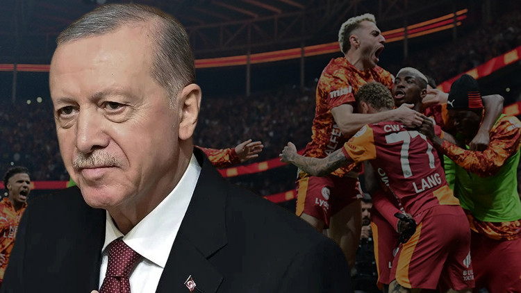 Cumhurbaşkanı Erdoğan'dan şampiyon olan Galatasaray'a tebrik mesajı