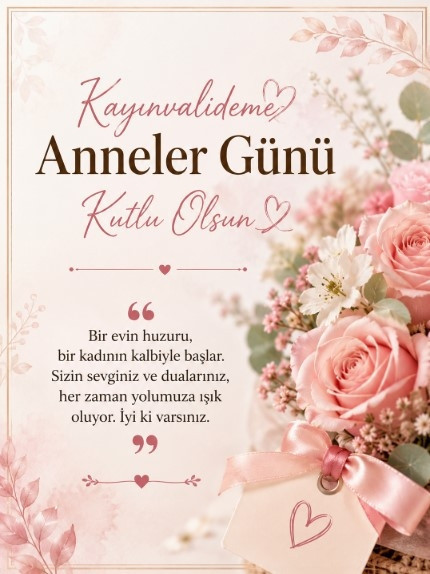 KAYINVALİDEYE ANNELER GÜNÜ MESAJLARI