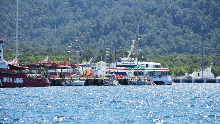 Sumud Filosu Marmaris’te