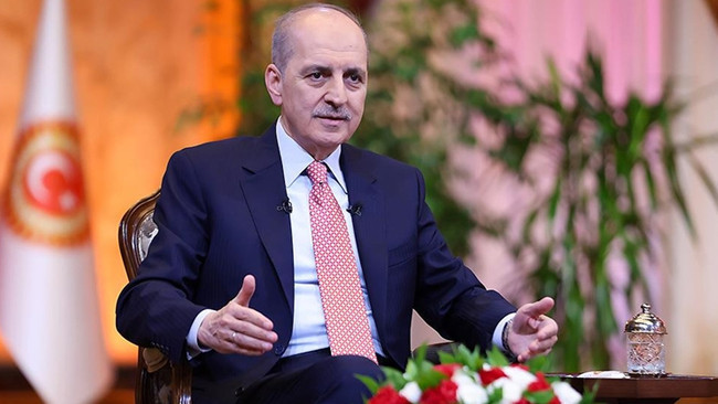 TBMM Başkanı Kurtulmuş, Emniyet Genel Müdürü Fidan'ı kabul etti