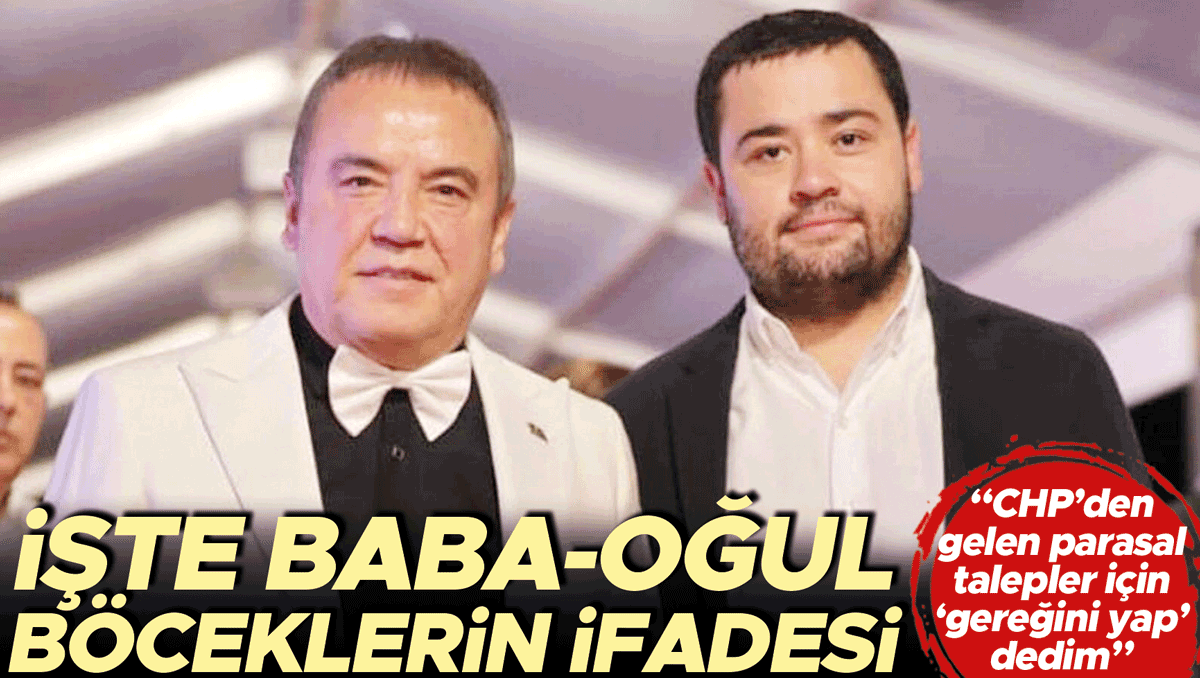 Muhittin Böcek’in ifadesi ortaya çıktı: ‘1 milyon Euro istendi oğluma ‘gereğini yap’ dedim’