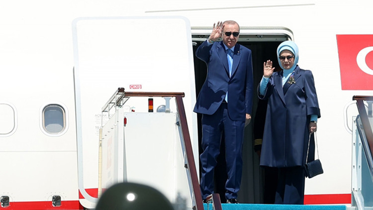 Cumhurbaşkanı Erdoğan, Kazakistan'a gitti