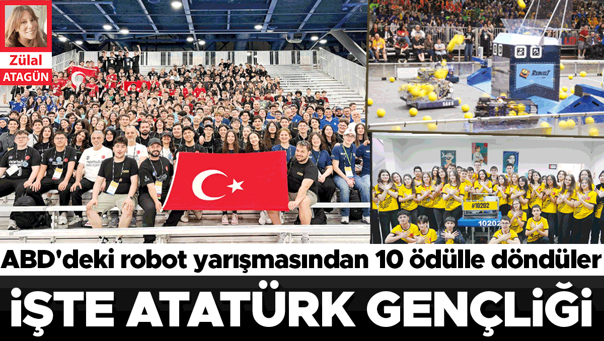 ABD’den 10 ödülle döndüler... Türk gençliğinin Houston zaferi