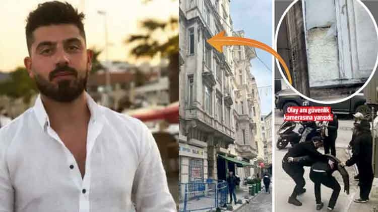 Ölüm teğet geçti... 3. kattan başına cam düştü