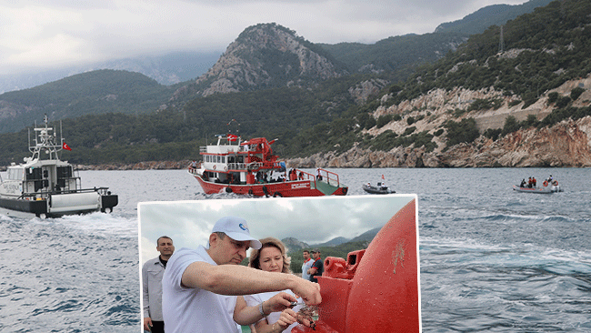 Antalya'da denizin dibinden çıkarıldı: 500 metreden uzun!