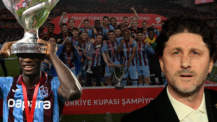 Trabzonspor'un kupa zaferi sonrası açıkladı! 'Tarihi bir dönüm noktasıydı! Takımın yarısından fazlası'