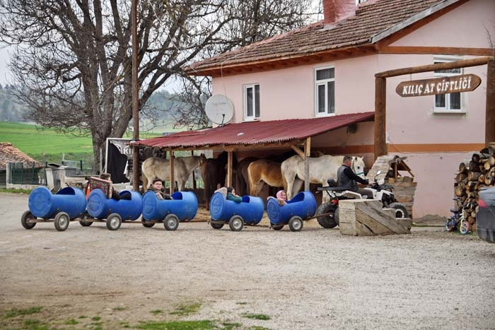  ATV aracıyla çekiyor Bu kadar talep edileceğini düşünmemiştik