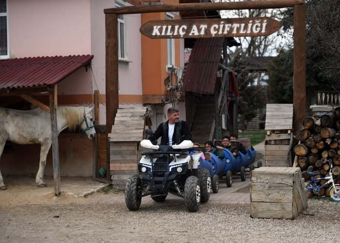  ATV aracıyla çekiyor Bu kadar talep edileceğini düşünmemiştik