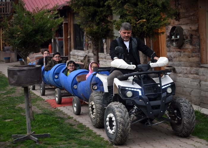  ATV aracıyla çekiyor Bu kadar talep edileceğini düşünmemiştik