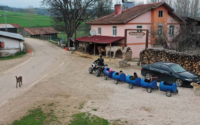  ATV aracıyla çekiyor Bu kadar talep edileceğini düşünmemiştik