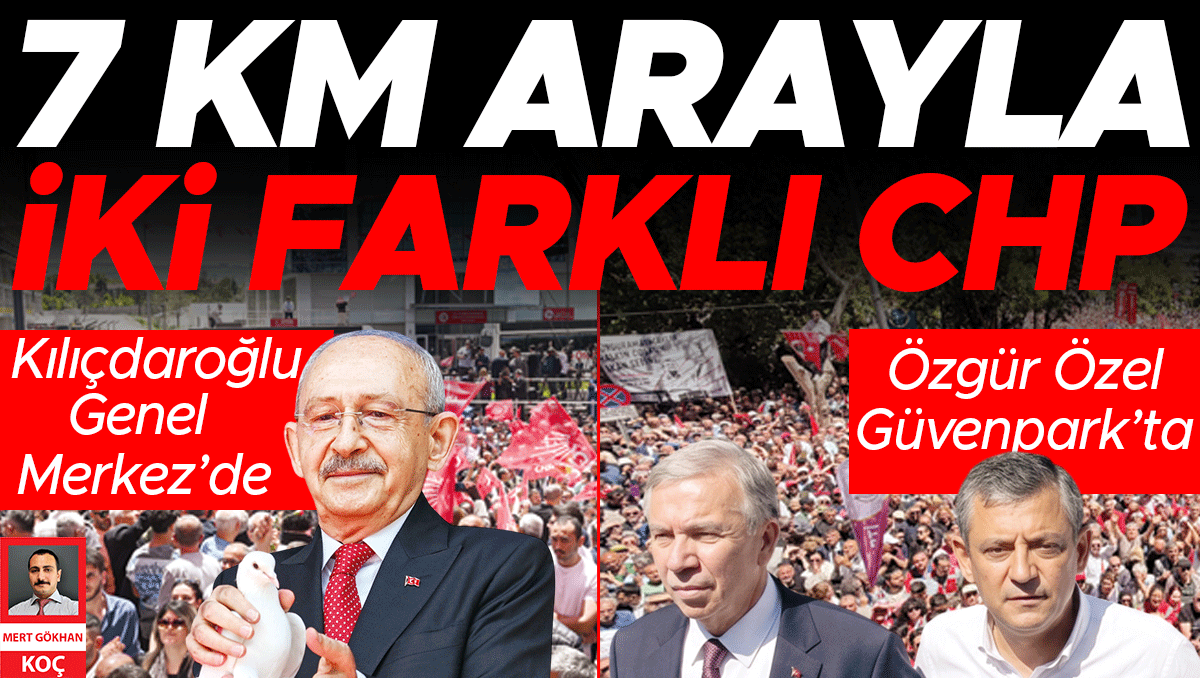 2 adres 2 CHP! Kılıçdaroğlu Genel Merkez’de, Özel güvenpark’ta