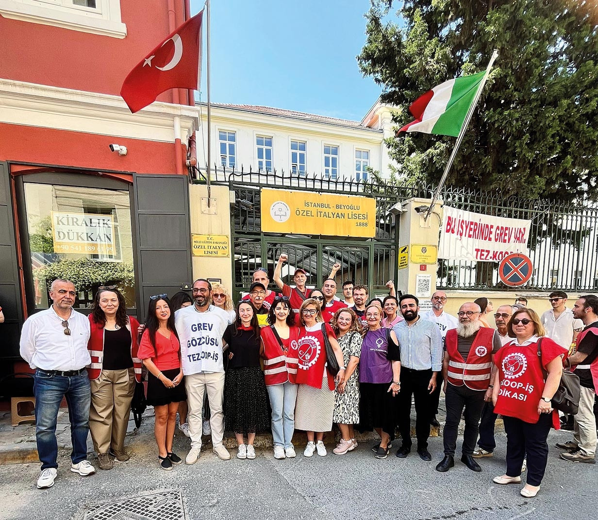 Grev 123 gün sonra bitti... İtalyan Lisesi’nde dersler başladı