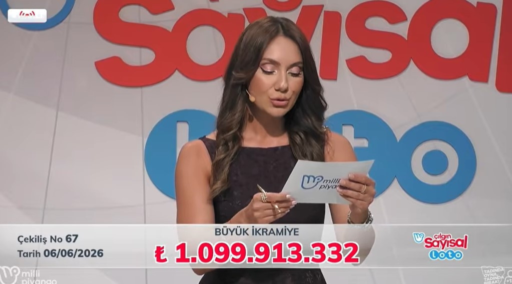 ÇILGIN SAYISAL LOTO ÇEKİLİŞ SONUÇLARI 6 HAZİRAN 2026 || Büyük ikramiye 1 Milyarı aştı Dün akşam Milli Piyango Online Çılgın Sayısal Loto sonuçları kazanan numaralar