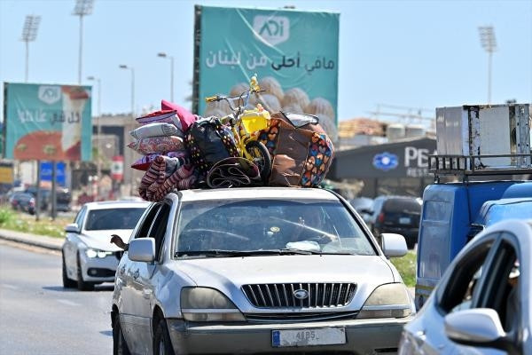 Lübnanlılar İsrail saldırıları nedeniyle ülkenin kuzeyine göç ediyor