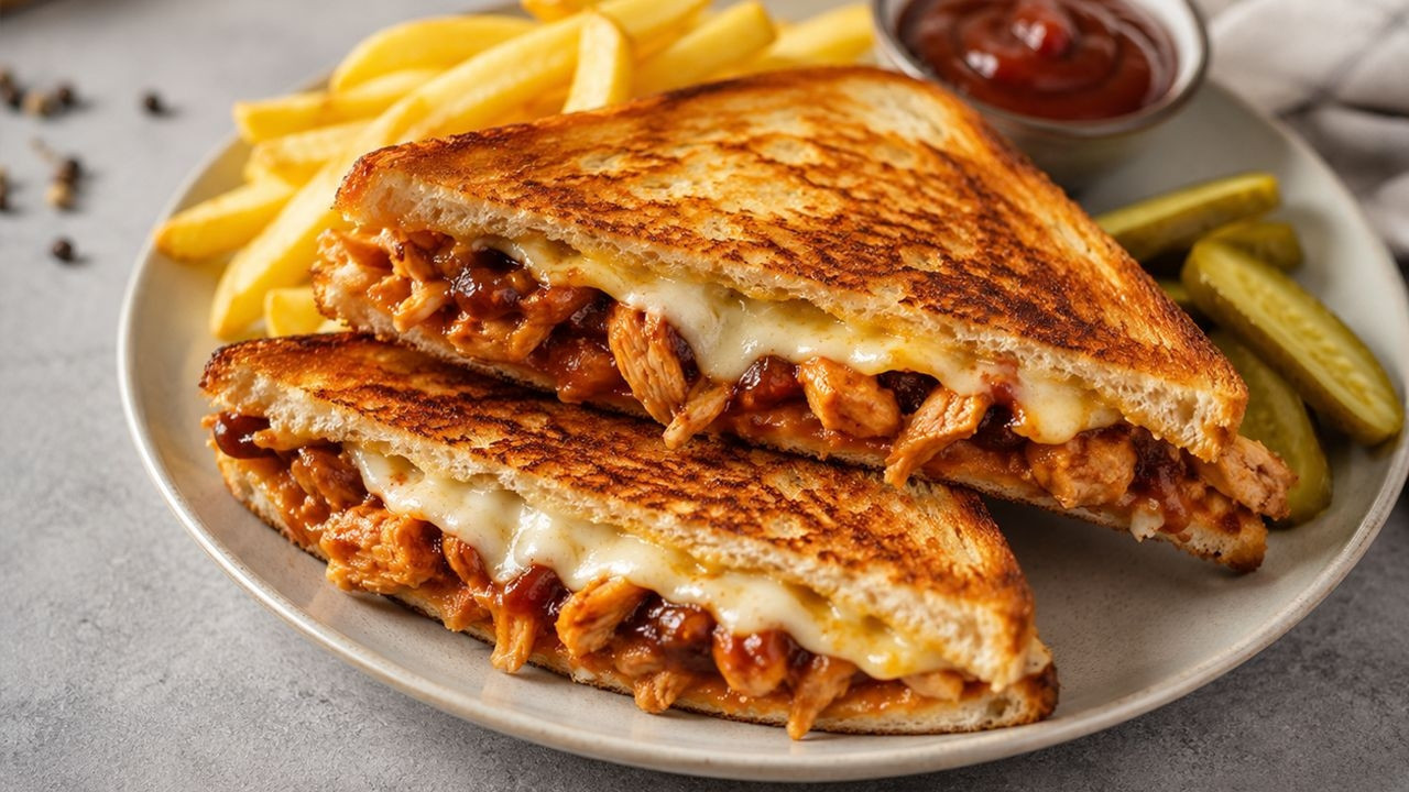 Barbekü Soslu Tavuk Tost